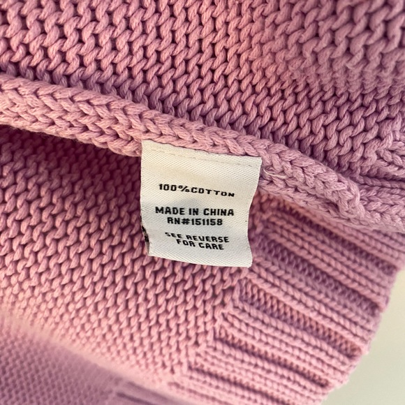 525 America Pink 100% Cotton Cropped Cardigan - Picture 5 of 5